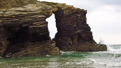 This is Praias da Catedrales, in the North of Galicia