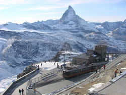 The Matterhorn located in Zermatt