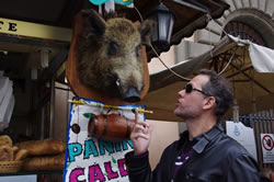 Chatting with the locals