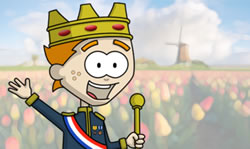 Self declared king of Holland