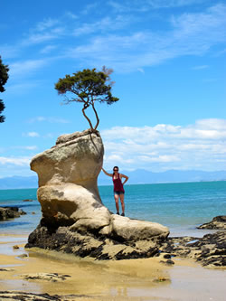 Me in Abel Tasman National Park, about 5 hours north of Christchurch. Definitely worth a visit when you are on the south island!