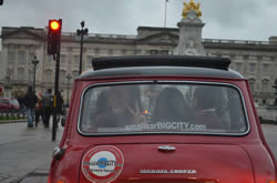 Our mini (the car) tour of London