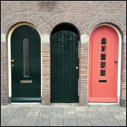 Oisterwijk beauty- I love the doors. Says so much about the colorful personality of our village.