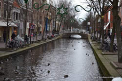 Delft canals - get used to canals in The Netherlands, there are a lot of them!