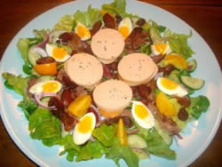 This is an example of my food - A Traditional Gascon Salad