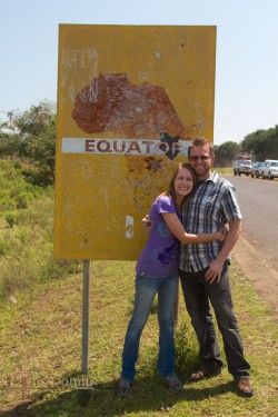 A tourist shot on the equator