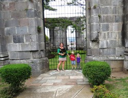 Las Ruins in Cartago, awesome place for kids to conquer the castle!