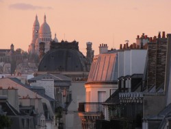Not much beats a sunset over the rooftops of Paris
