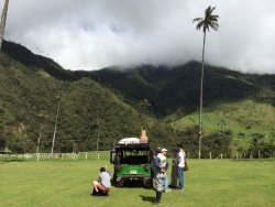 In the Cocora Valley, in Colombia's coffee region