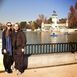 Marc and I in Madrid for Christmas.