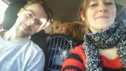 This is leaving France, with Sardine our cat