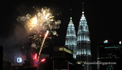 Kuala Lumpur Fireworks 1