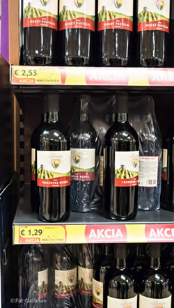 Price of wine in Bratislava