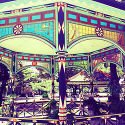 Bandstand. Royal Palace, Yogyakarta. Java