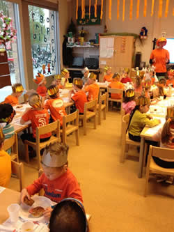Classroom for Queen's Day