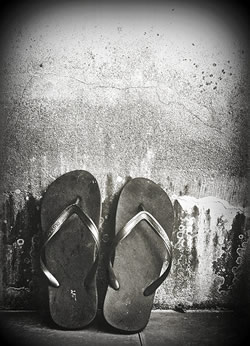 The hard life of sandals in Brazil