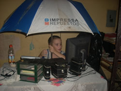 A little rain can not stop me