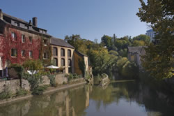 The Grund neighborhood is the city's oldest