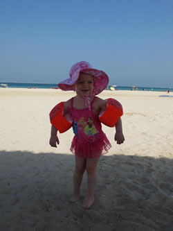 The beauty of living in Dubai! Having the beach close to your home!