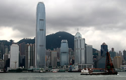 Skyscrapers in Central, Hong Kong
