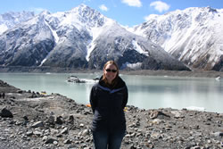 Nicola at Mount Cook