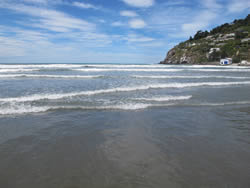 Sumner Beach. A lovely place for a a sunrise, a picnic or a surf.