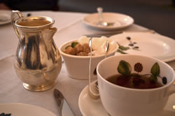 High tea at Brown's Hotel