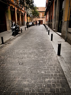Cute street in Huertas