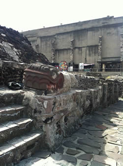 Templo Mayor, an ancient Aztec temple, is located in the historic downtown center and dates back to 1325. 