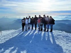 Michael with Antalya Central Expats group at Tahtali Mountain, Antalya.