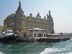 Ferry and Train Station in Istanbul