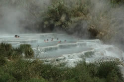 Saturnia hot springs