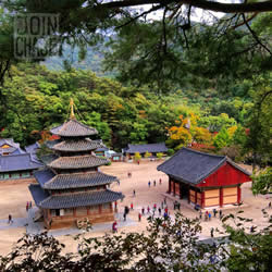 Beopjusa Temple in South Korea 2012