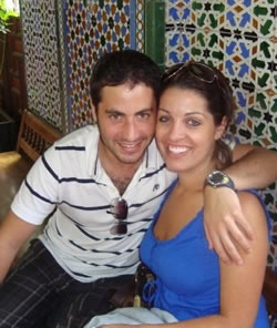 My husband and I in Toledo