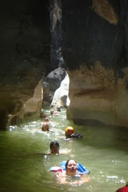 Beating the heat - a day canyoning