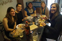 Celebrating Thanksgiving in Spain with some fellow expats