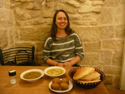 In Bethlehem, Palestine. The best falafel I have ever had!