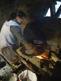 Breakfast in the home of a local family while on a three day pilgrimage in the Sierra Madres.