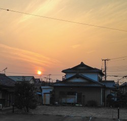 Sunset in Kainan.