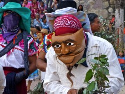 Carnaval in TeotitlÃ¡n del Valle, Oaxaca.