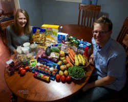 A week's worth of food