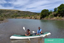Kayaking along South Africa's Wild Coast.
