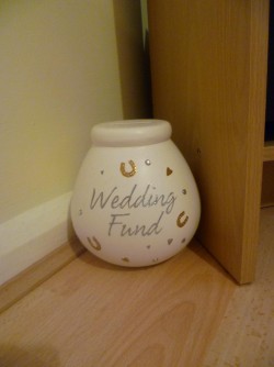 Saving for a wedding AND moving to a new country is tough!!