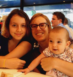 With our teen before she ditched