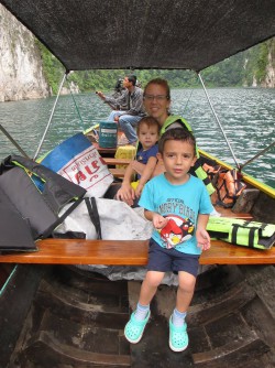 Long Tail ride in Khao Sok National Park