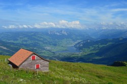 Hiking on Mt. Rigi