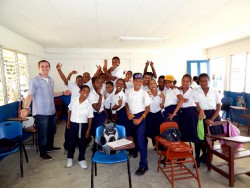 Teaching English in tiny Pearl Lagoon, Nicaragua.