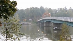 Bridge to the world's only zoo on an island