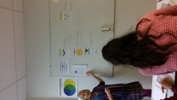 View of the Finnish language class