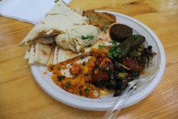 Some tasty Arab food at The Hague's Embassy Festival 2014